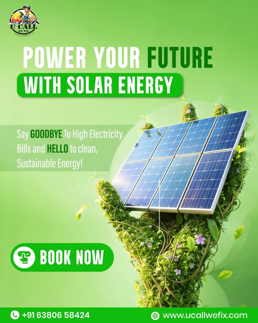 U Call We Fix is a premier, full-service solar energy and home maintenance provider dedicated to delivering…